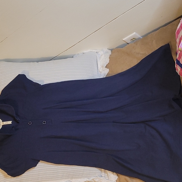 Matilda Jane Other - COPY - Matilda jane size 14 simple navy blue dress. Never worn